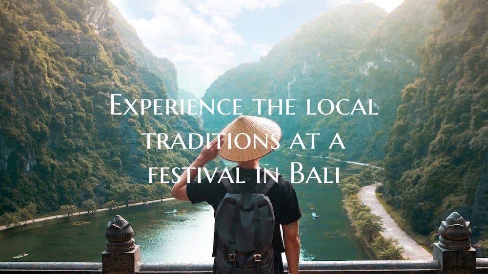Experience the local traditions at a festival in B...