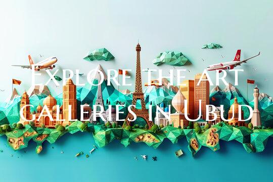 Explore the art galleries in Ubud